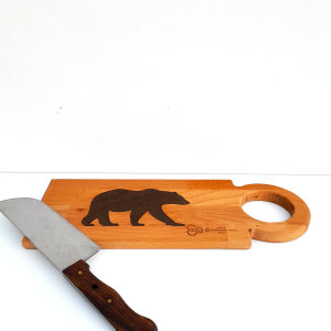Tagliere Orso - Faggio e Resina Epossidica