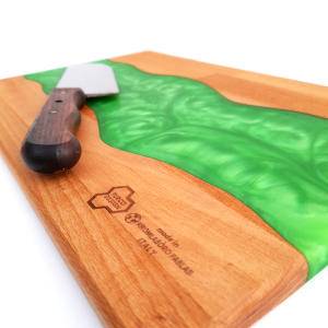 Tagliere River - Verde Smeraldo - 40x25