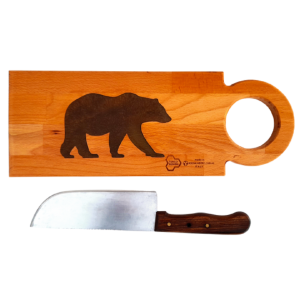 Tagliere Orso - Faggio e Resina Epossidica
