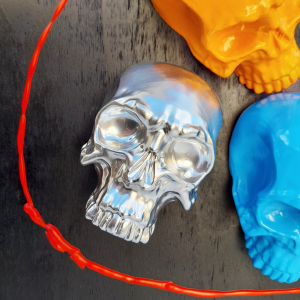 Skulls – Composizione di sculture in bioplastica