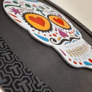 Teschio Chicano - Ramon - Artwork in legno