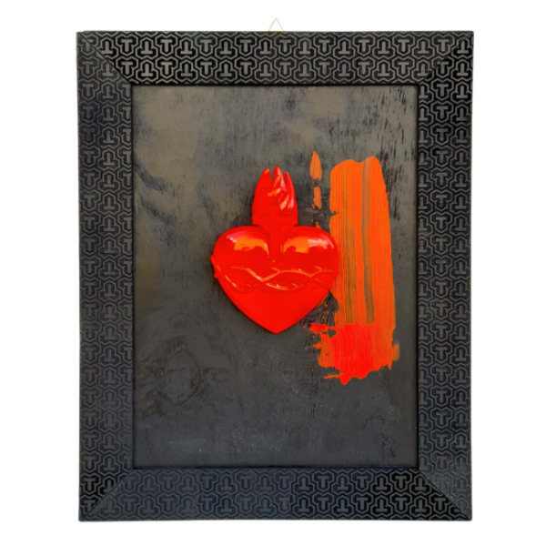 Cuore Sacro con Croce