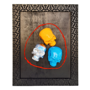 Skulls – Composizione di sculture in bioplastica