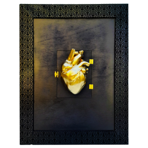 Secrets in the Heart - Cuore Anatomico Oro