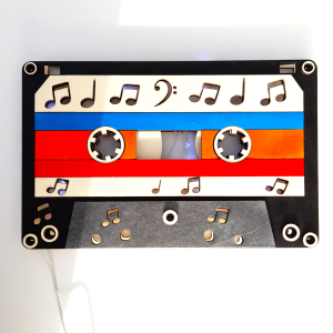Erry Music Lamp - Black and Color Stripes