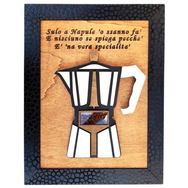 Moka Artwork - Quadro Illuminato Moka