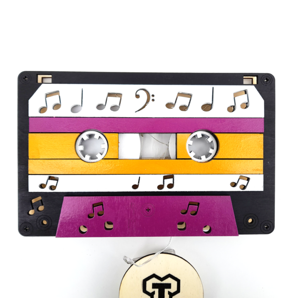 Erry Music Lamp - Violet and Yellow