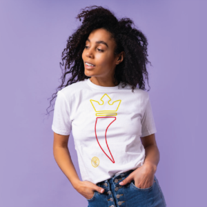 T-shirt-curniciello-Silhouette-nera